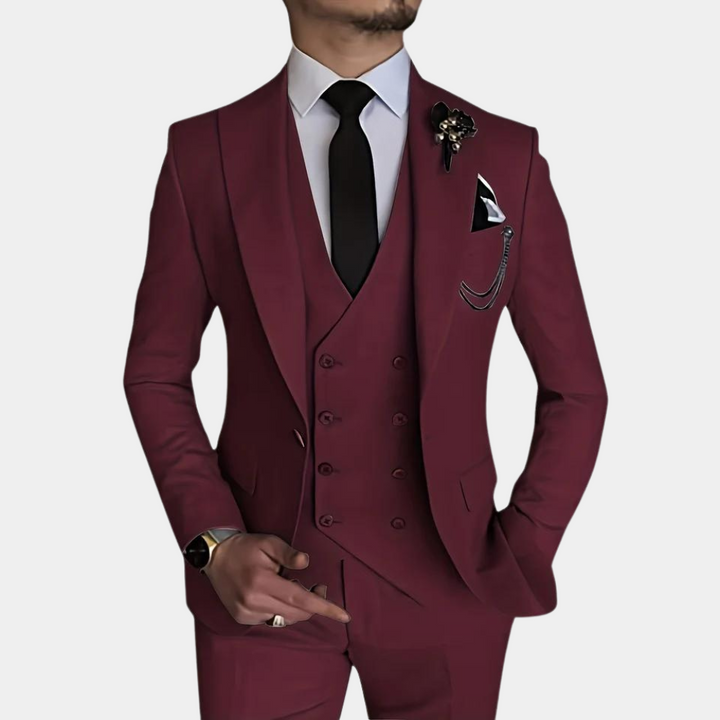 Adron - Abito 3 pezzi da uomo elegante e sofisticato