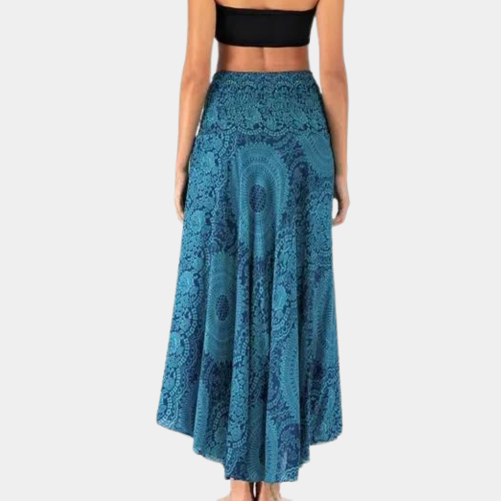 Maxi gonna elegante da donna in stile bohémien - una scelta comoda e alla moda
