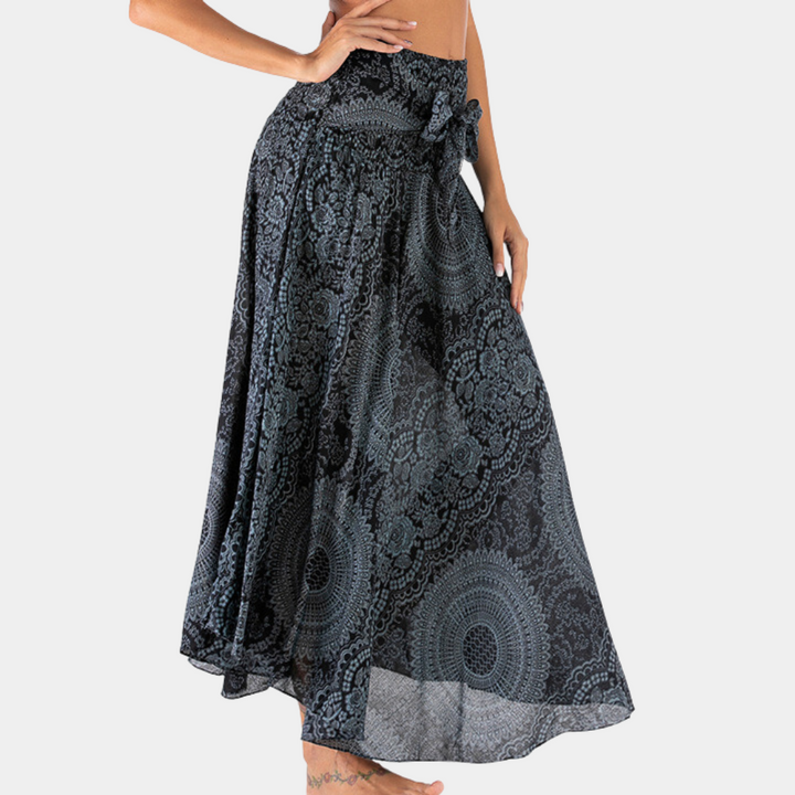 Maxi gonna elegante da donna in stile bohémien - una scelta comoda e alla moda