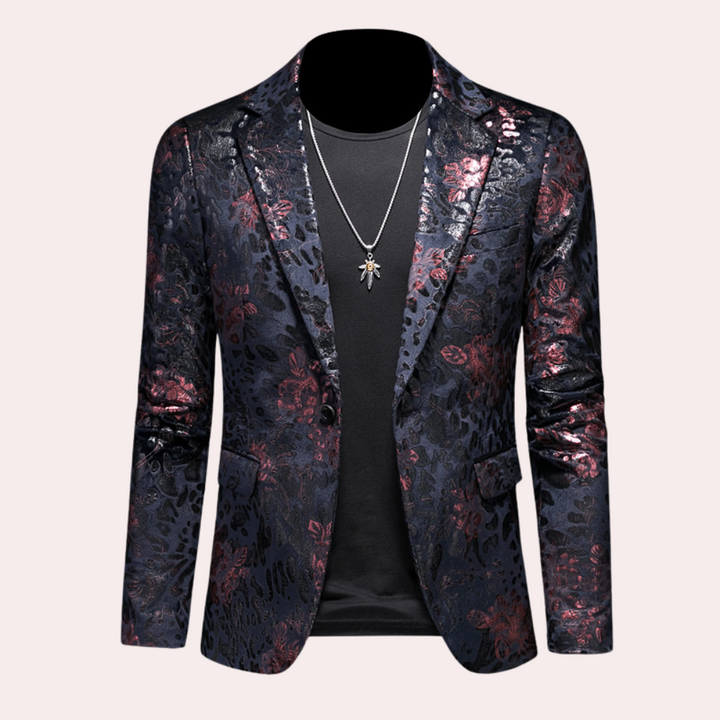 Blazer Alphonse Botanical da uomo - Aggiungi chic ed eleganza al tuo guardaroba!