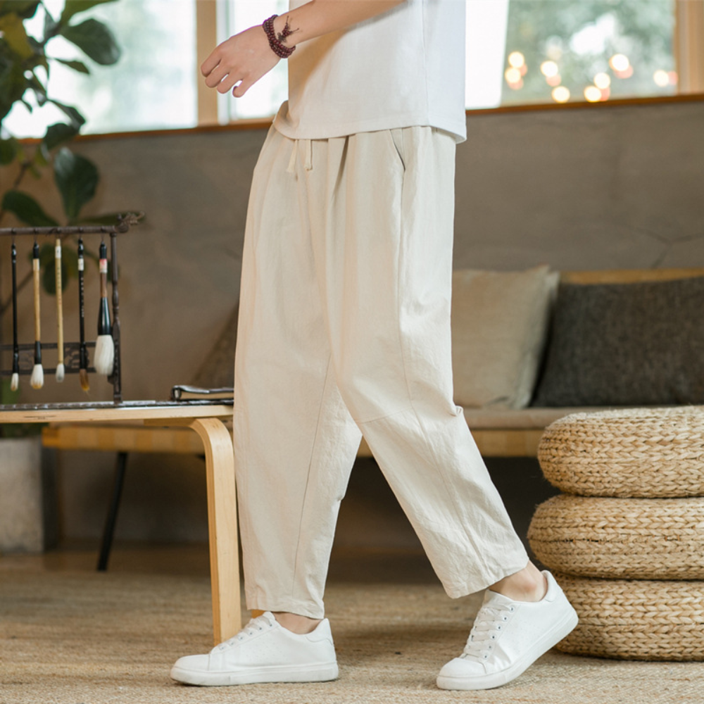 Melo - Pantaloni da uomo di lusso, eleganti e confortevoli, dalla vestibilità rilassata per uno stile eccezionale