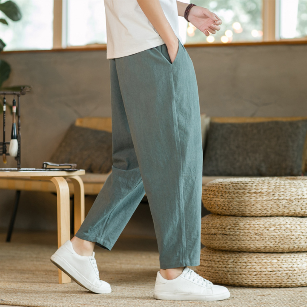 Melo - Pantaloni da uomo di lusso, eleganti e confortevoli, dalla vestibilità rilassata per uno stile eccezionale