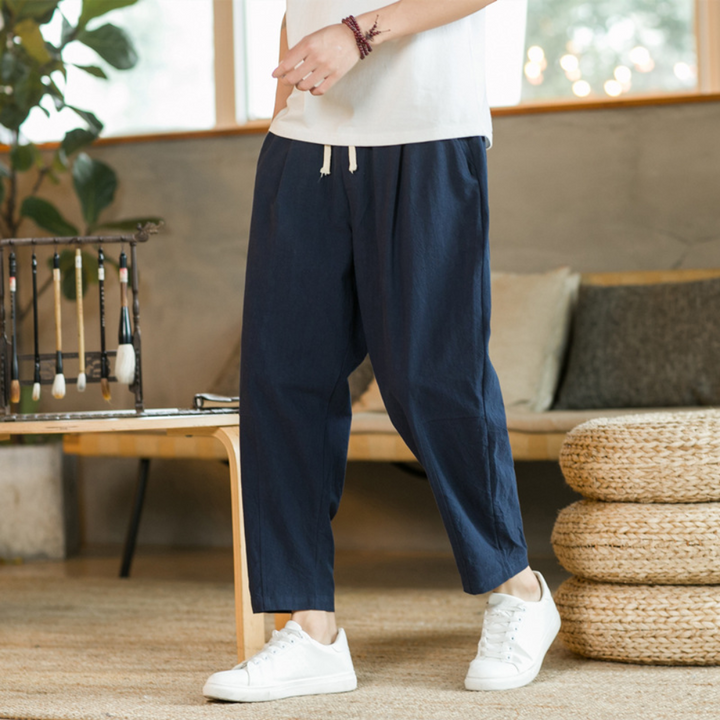 Melo - Pantaloni da uomo di lusso, eleganti e confortevoli, dalla vestibilità rilassata per uno stile eccezionale