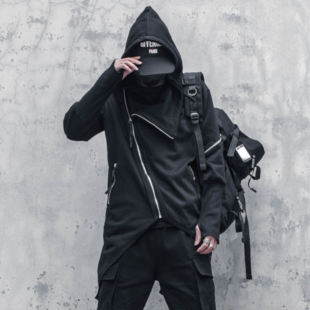 Balthasar - Trench da uomo elegante e raffinato con design asimmetrico di tendenza