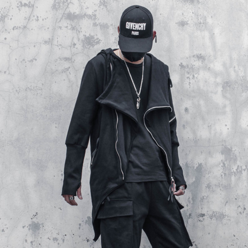 Balthasar - Trench da uomo elegante e raffinato con design asimmetrico di tendenza