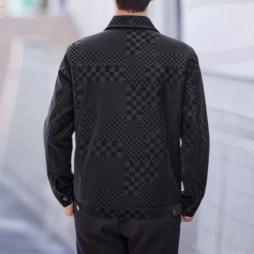 Ghita - Giacca casual button-down da uomo, ideale per l'uso quotidiano, che unisce comfort e design moderno