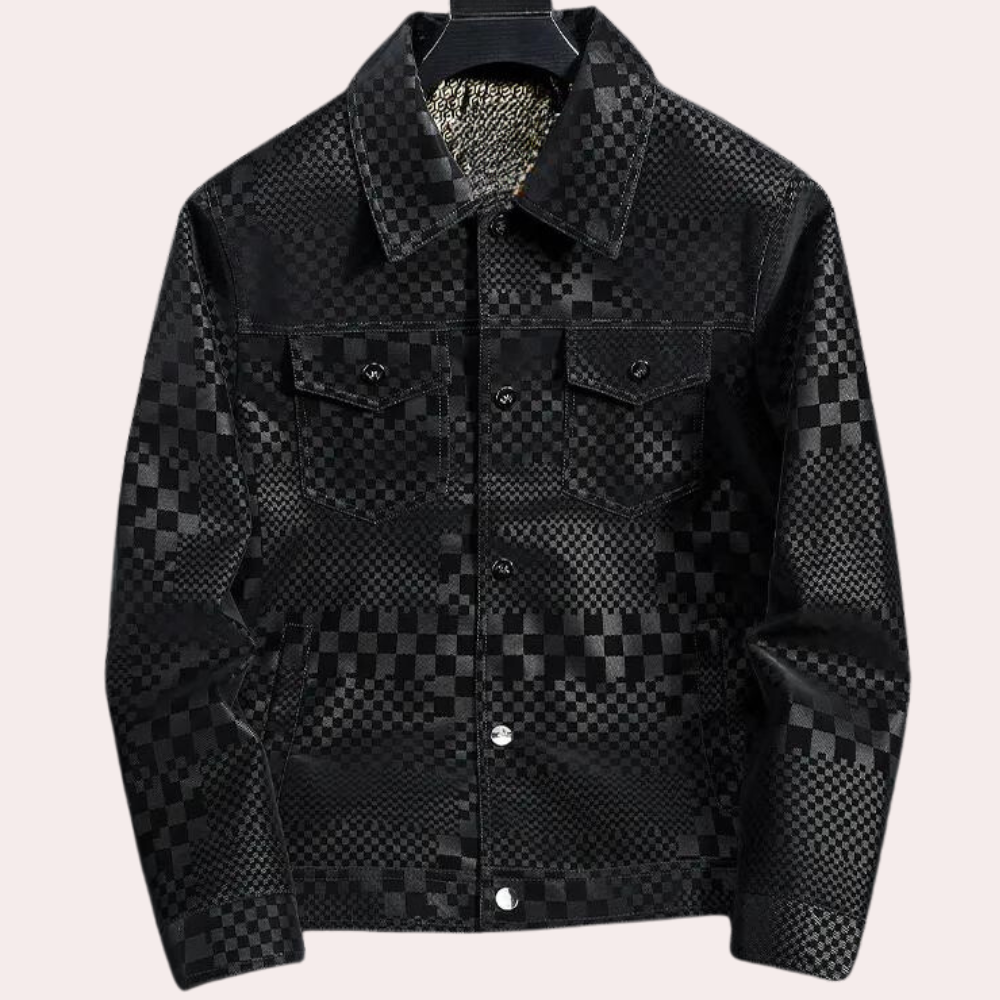 Ghita - Giacca casual button-down da uomo, ideale per l'uso quotidiano, che unisce comfort e design moderno