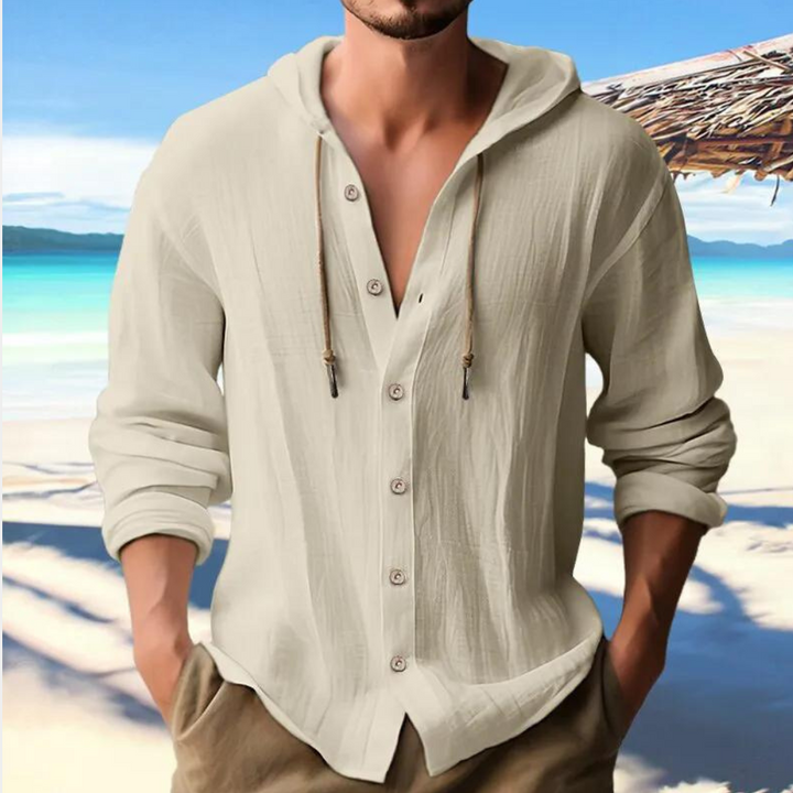 Camicia da uomo con cappuccio alla moda - Danut