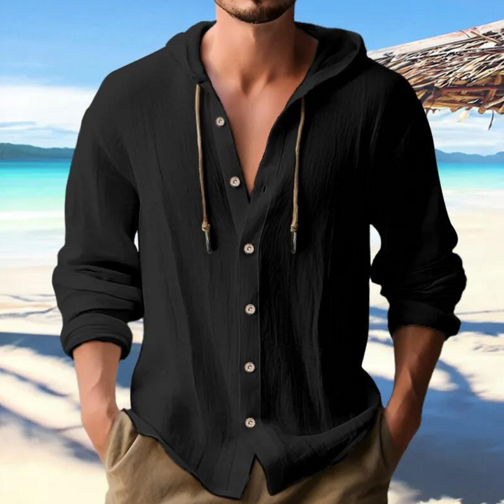 Camicia da uomo con cappuccio alla moda - Danut