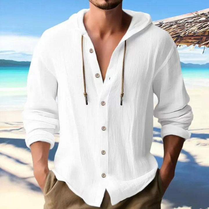Camicia da uomo con cappuccio alla moda - Danut