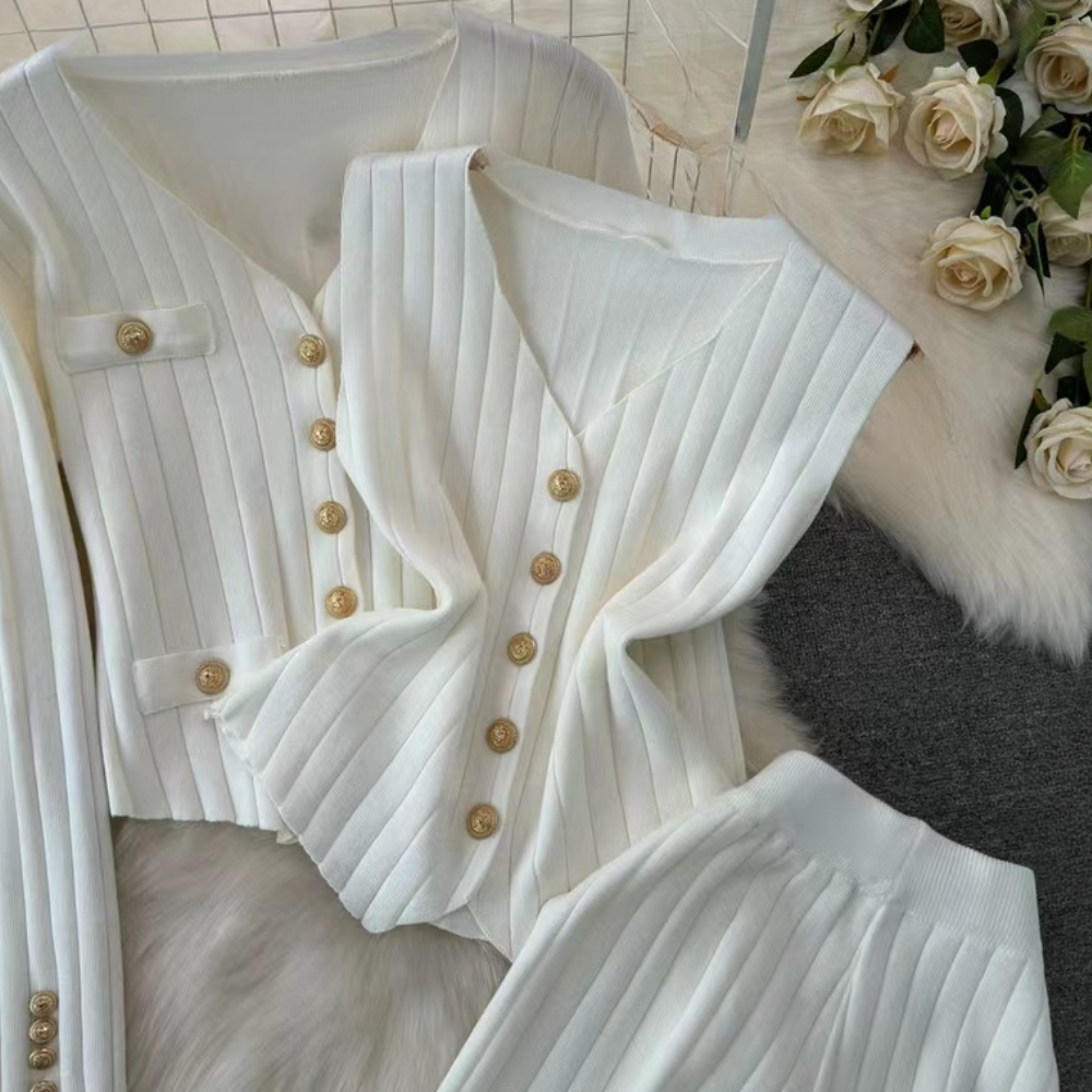 Set Elene - Maglieria elegante e raffinata per donna
