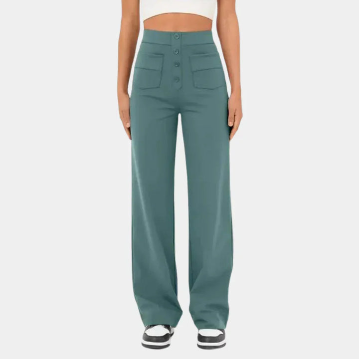 Liva - Pantaloni eleganti a vita alta da donna per un'eleganza e una sicurezza eccezionali