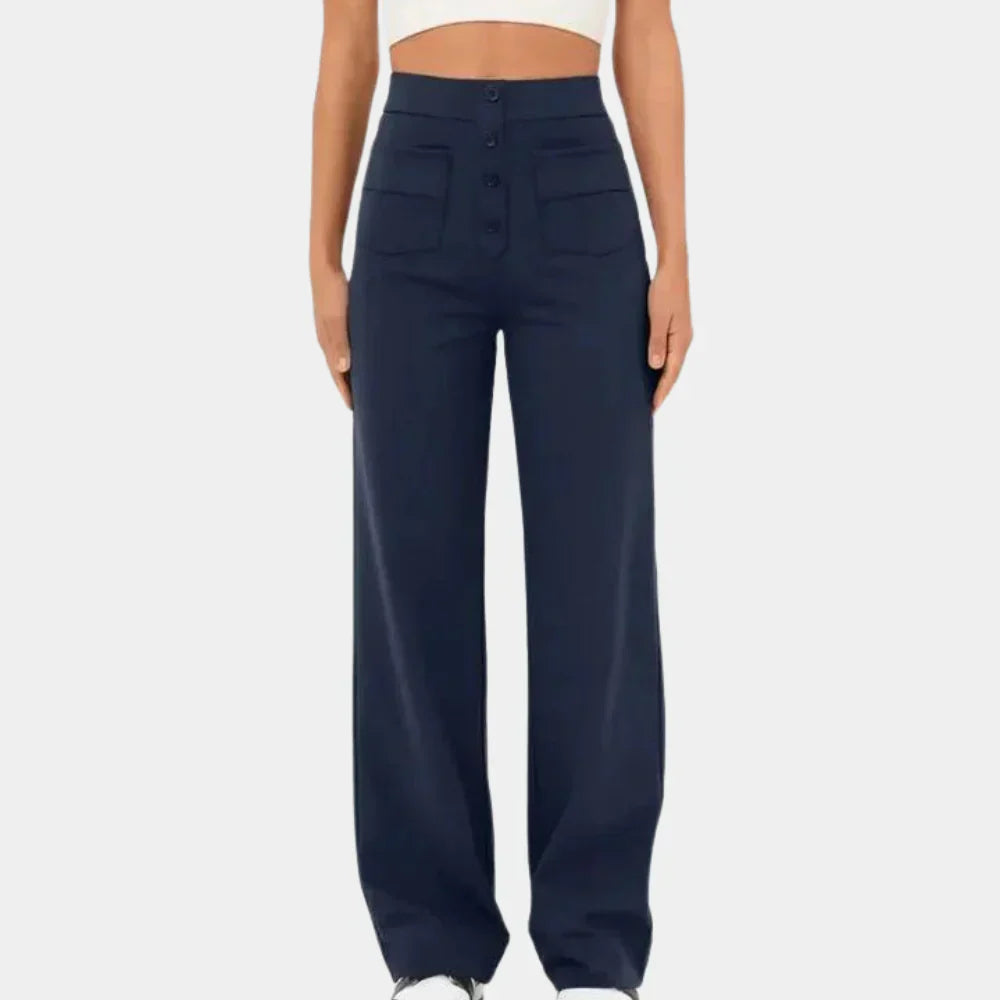 Liva - Pantaloni eleganti a vita alta da donna per un'eleganza e una sicurezza eccezionali
