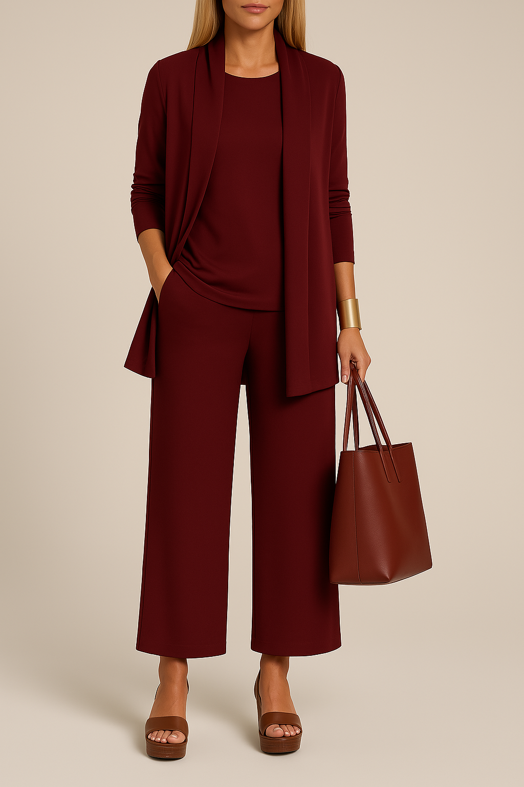 Elegante set da donna a tre pezzi Éliane - stile e classicità per ogni occasione