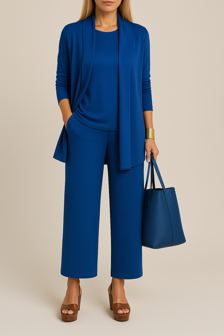 Elegante set da donna a tre pezzi Éliane - stile e classicità per ogni occasione