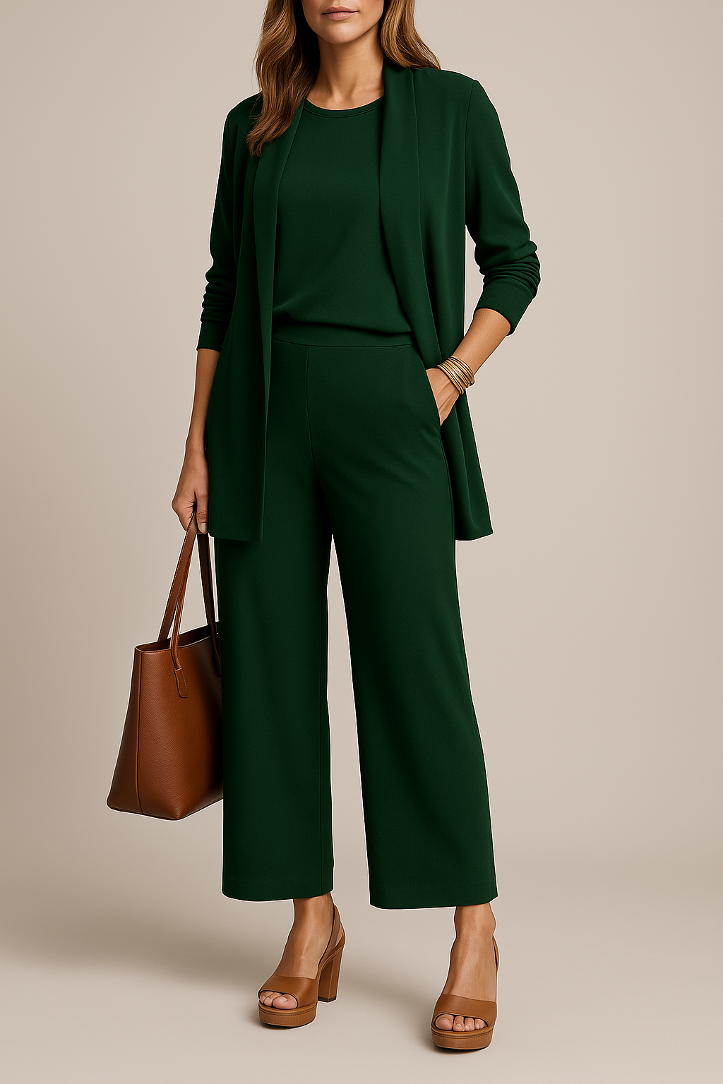 Elegante set da donna a tre pezzi Éliane - stile e classicità per ogni occasione