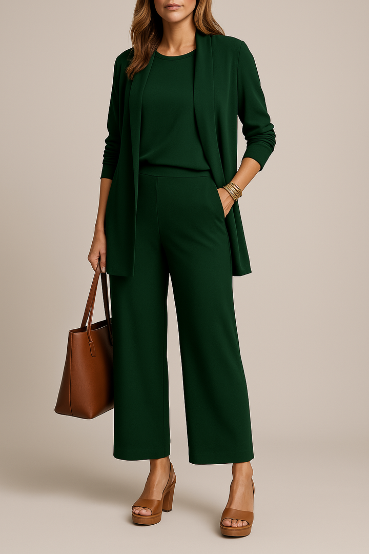 Elegante set da donna a tre pezzi Éliane - stile e classicità per ogni occasione