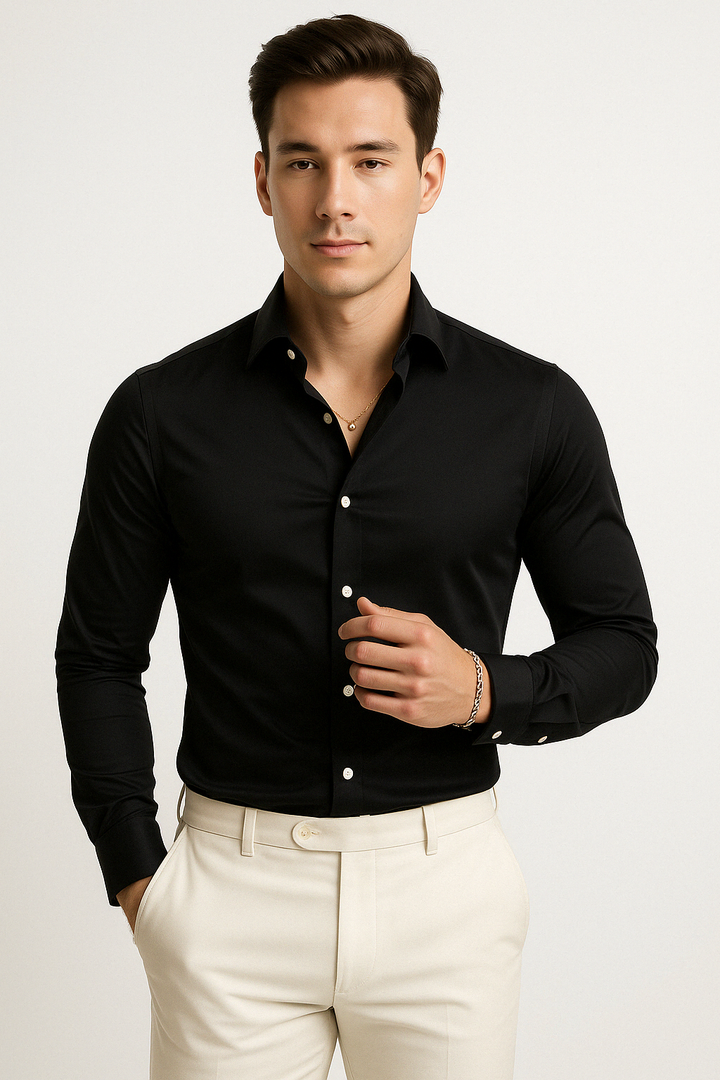 Elegante gilet da uomo a maniche lunghe - ideale per le occasioni formali