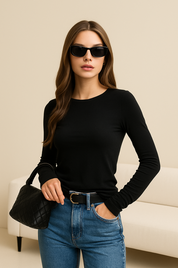 Elegante catena a tracolla da donna con lunghezza regolabile, materiale flessibile in algodon, quadranti rossi e scarpe annesse