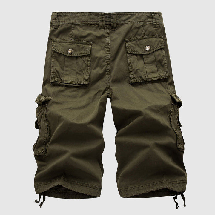 Pantaloncini cargo da uomo in cotone resistente con molteplici tasche funzionali - comodi ed eleganti per ogni occasione
