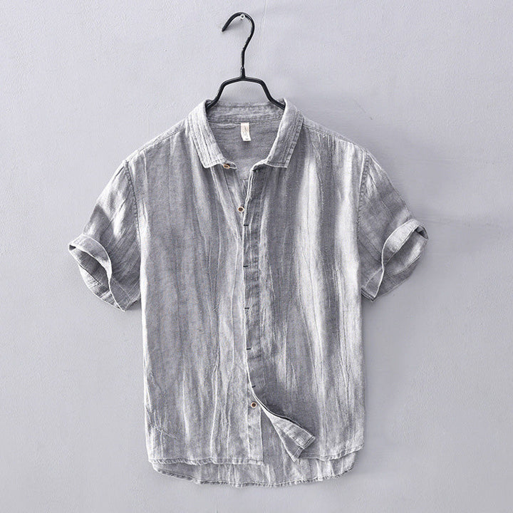 Elegante camicia da uomo con polsini e colletto elegante per tutti i giorni e le occasioni speciali