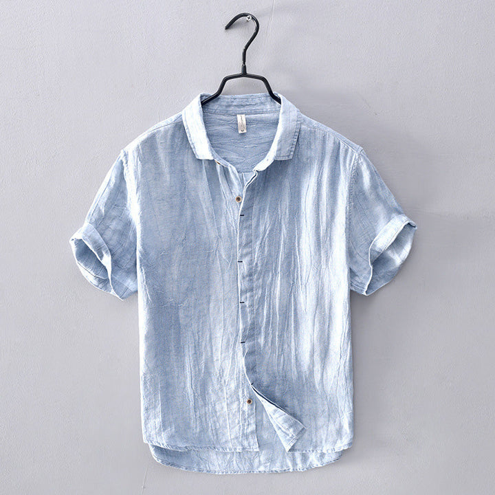 Elegante camicia da uomo con polsini e colletto elegante per tutti i giorni e le occasioni speciali