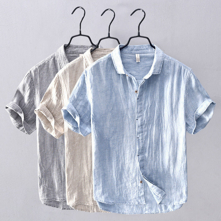 Elegante camicia da uomo con polsini e colletto elegante per tutti i giorni e le occasioni speciali