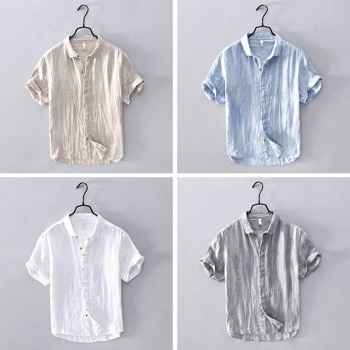 Elegante camicia da uomo con polsini e colletto elegante per tutti i giorni e le occasioni speciali