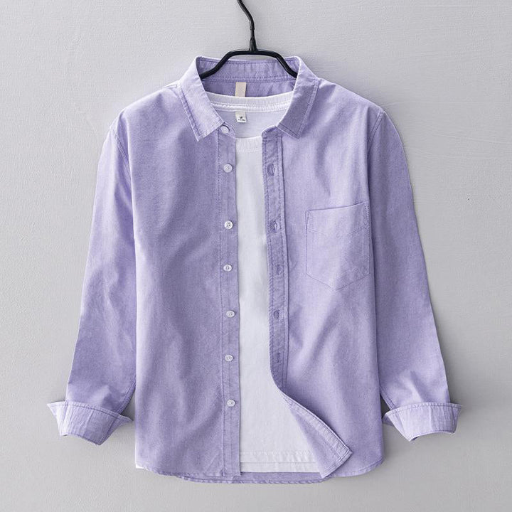 Camisa casual per uomo con estilo sinfonico per un look elegante e alla moda