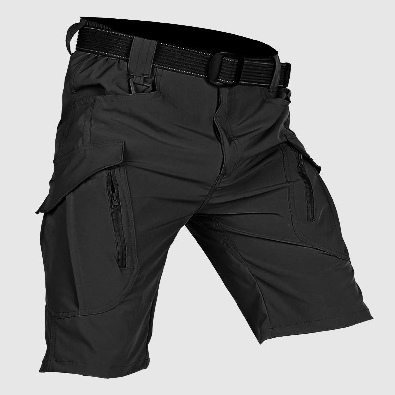 Durevole pantalone cargo da uomo in morbido cotone con numerose pratiche cinghie e facile regolazione della larghezza