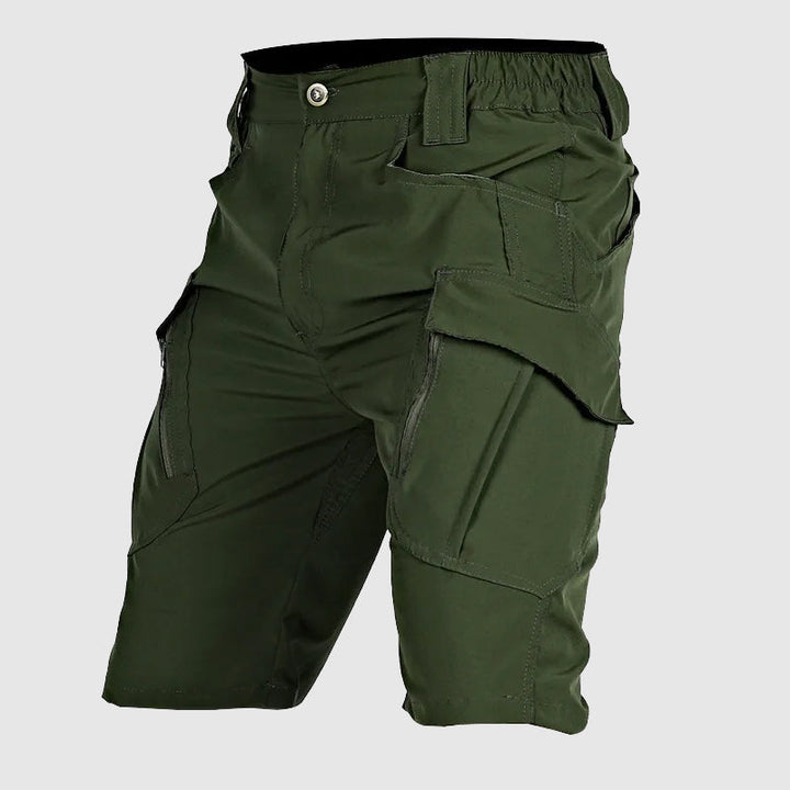 Durevole pantalone cargo da uomo in morbido cotone con numerose pratiche cinghie e facile regolazione della larghezza