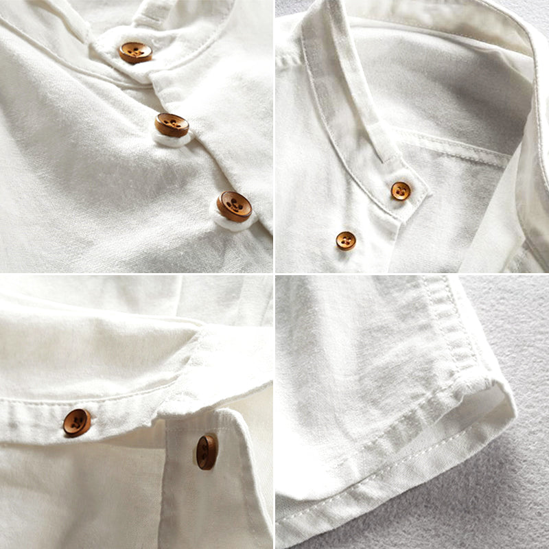 Elegante camicia button-down da uomo in un intenso color mandarino - vestibilità slim con eleganti polsini lunghi per uno stile chic e casual