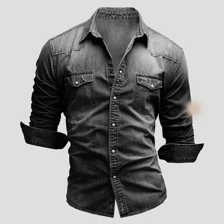 LARRY Elegante camicia a maniche lunghe - che unisce il comfort casual allo stile sofisticato