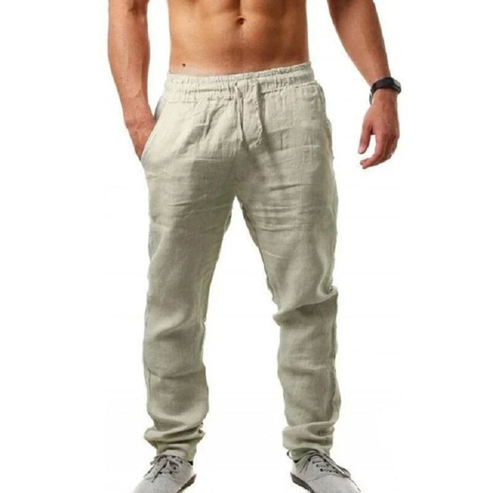 Pantaloni da uomo in lino di lusso ARNO - stile e comfort in un unico prodotto