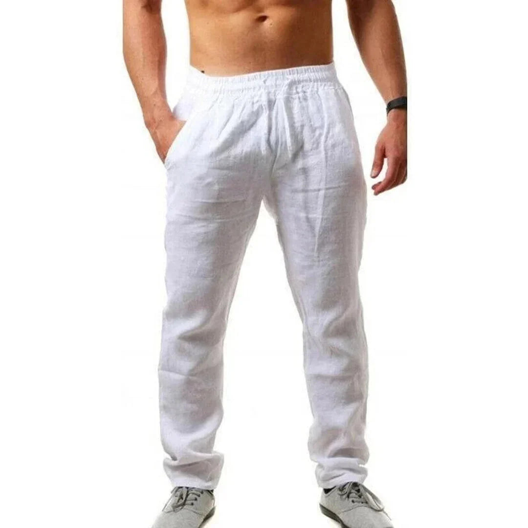 Pantaloni da uomo in lino di lusso ARNO - stile e comfort in un unico prodotto