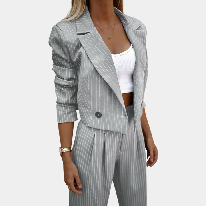 Elin - Abito da donna in tweed elegante e raffinato, perfetto per il lavoro e le occasioni formali