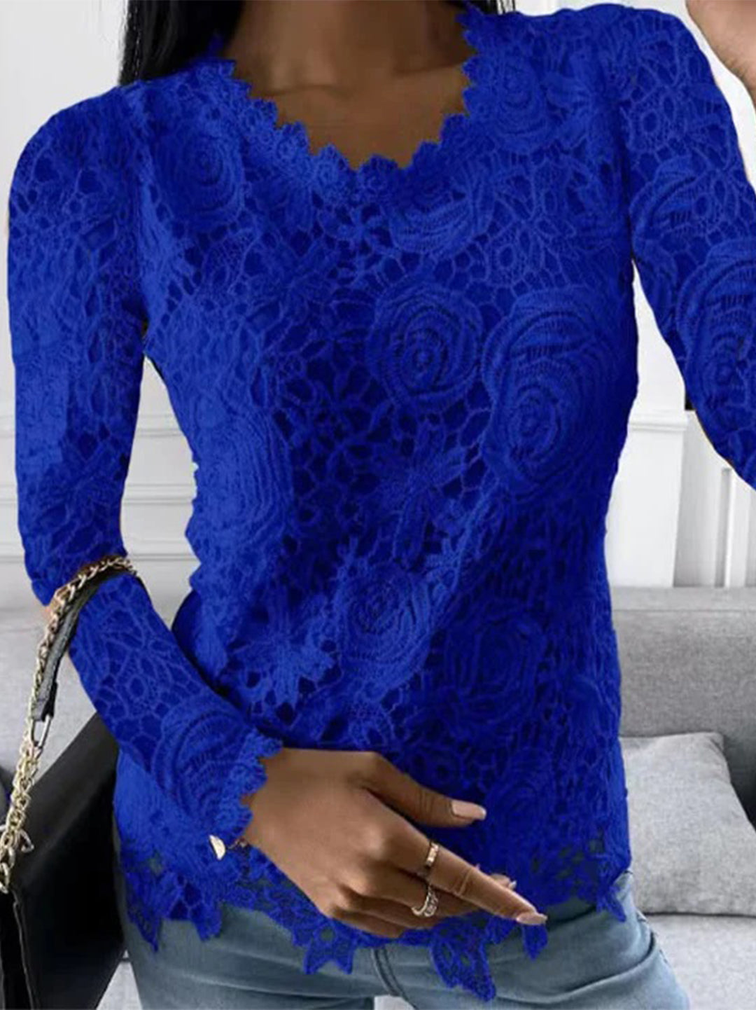 Elegante camicetta a maniche lunghe da donna di Ellie Collection