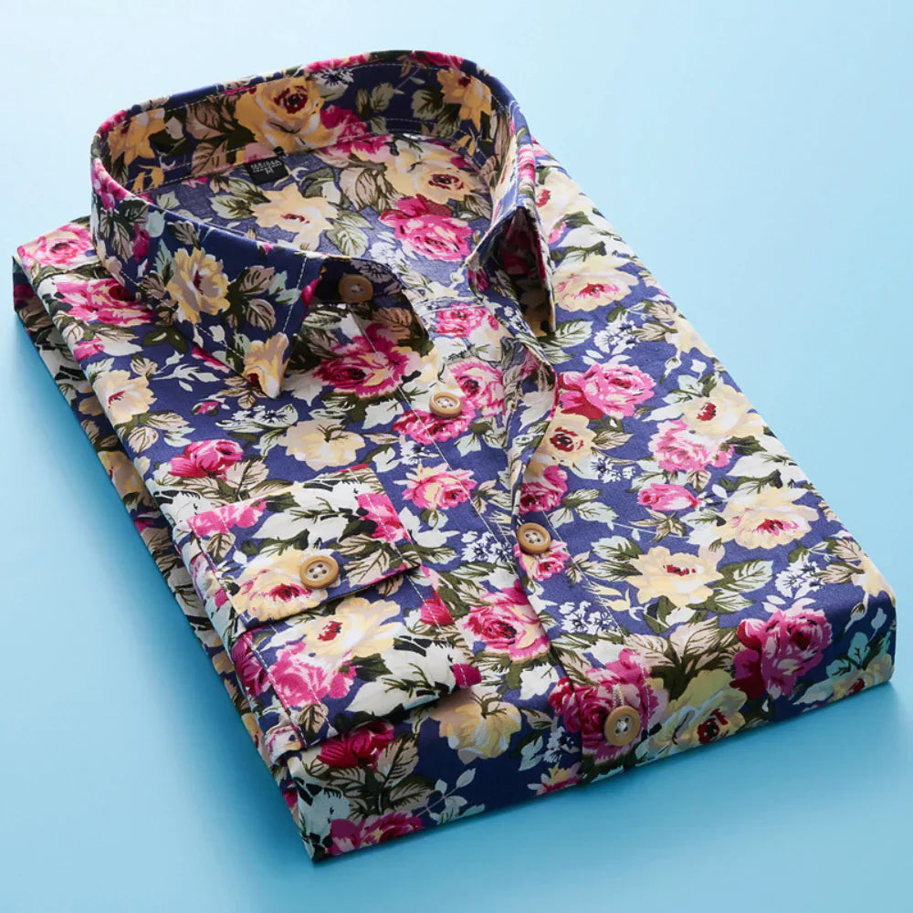 Elegante camicia Floris da uomo - stile e classe per ogni occasione