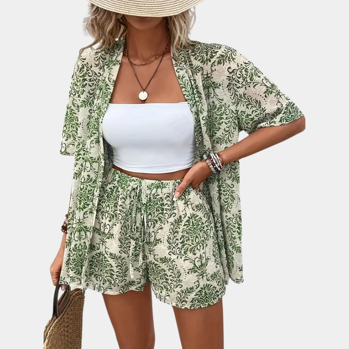 Guiliana - Elegante set estivo da donna a 2 pezzi per ogni occasione