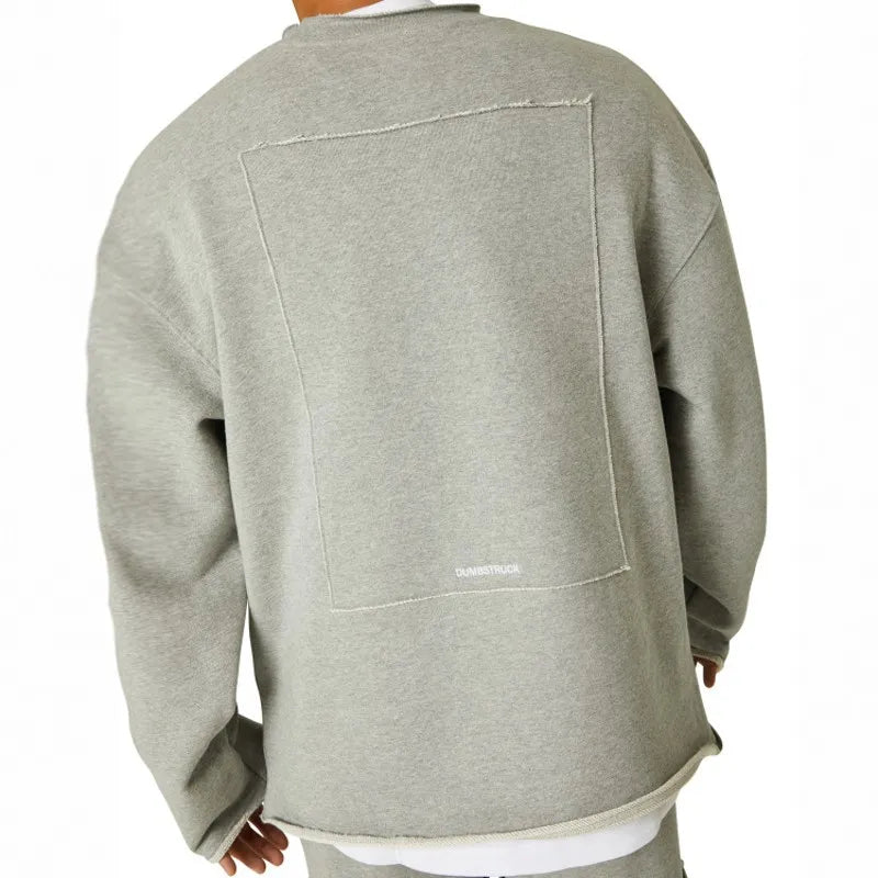 Sudadera para Hombre con Corte Relajado y Algodón Suave - Estilo Casual y Moderno con Cuello Redondo