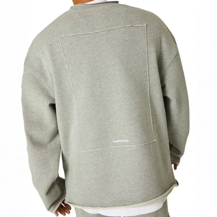 Sudadera para Hombre con Corte Relajado y Algodón Suave - Estilo Casual y Moderno con Cuello Redondo
