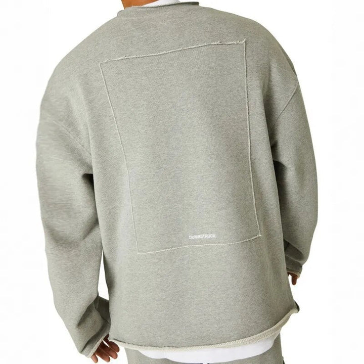Sudadera para Hombre con Corte Relajado y Algodón Suave - Estilo Casual y Moderno con Cuello Redondo