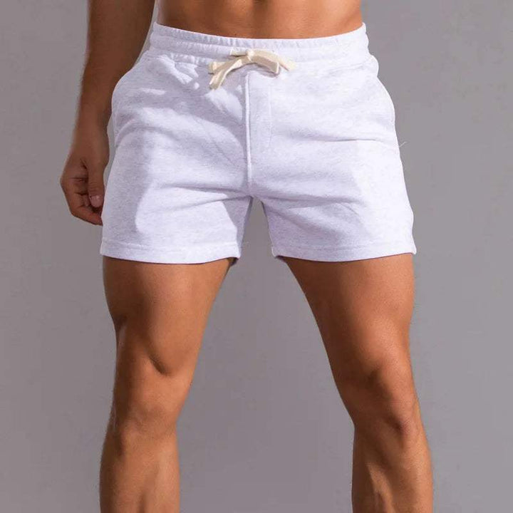 Pantaloncini da uomo con vestibilità elastica e cotone traspirante - vestibilità comoda e pratiche tasche laterali