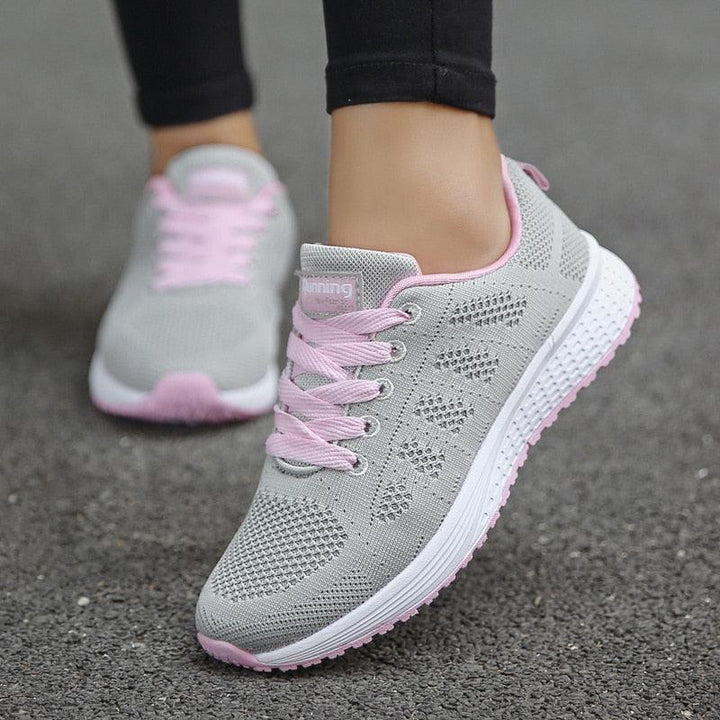 Scarpe da ginnastica casual da donna leggere e alla moda, traspiranti per un comfort che dura tutto il giorno.