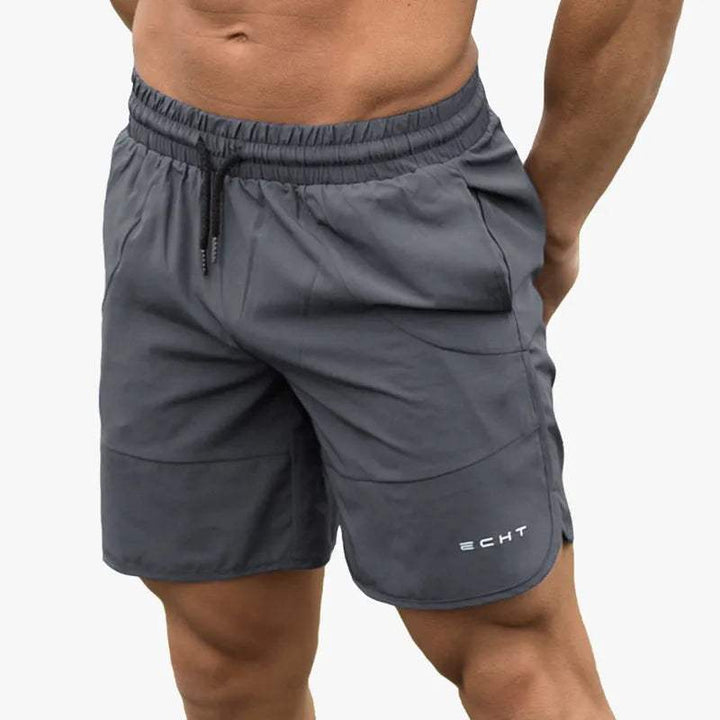 Bermuda da uomo in tessuto traspirante, più lunghi ed elasticizzati con cordoni - lunghezza confortevole Mi-Cuisse