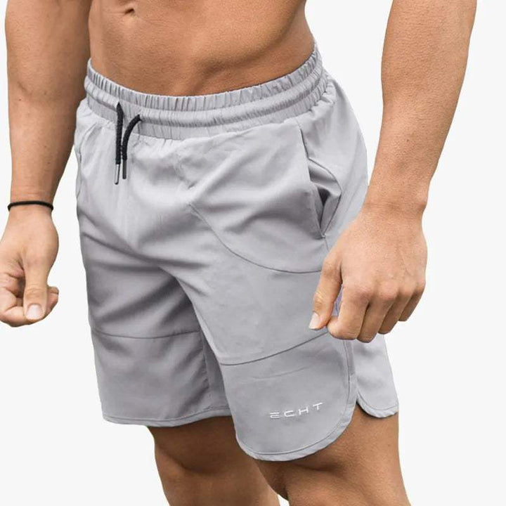 Bermuda da uomo in tessuto traspirante, più lunghi ed elasticizzati con cordoni - lunghezza confortevole Mi-Cuisse