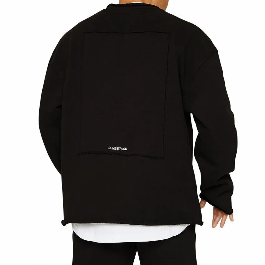 Sudadera para Hombre con Corte Relajado y Algodón Suave - Estilo Casual y Moderno con Cuello Redondo