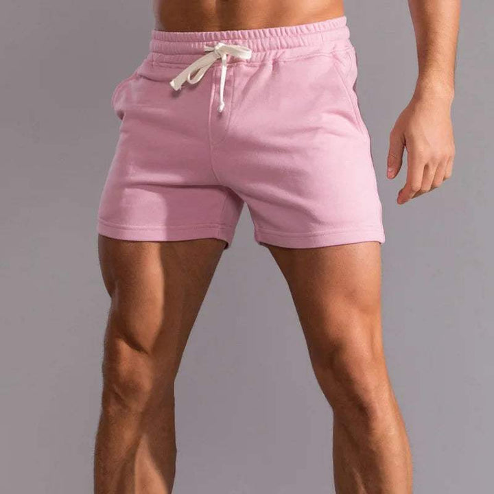 Pantaloncini da uomo con vestibilità elastica e cotone traspirante - vestibilità comoda e pratiche tasche laterali