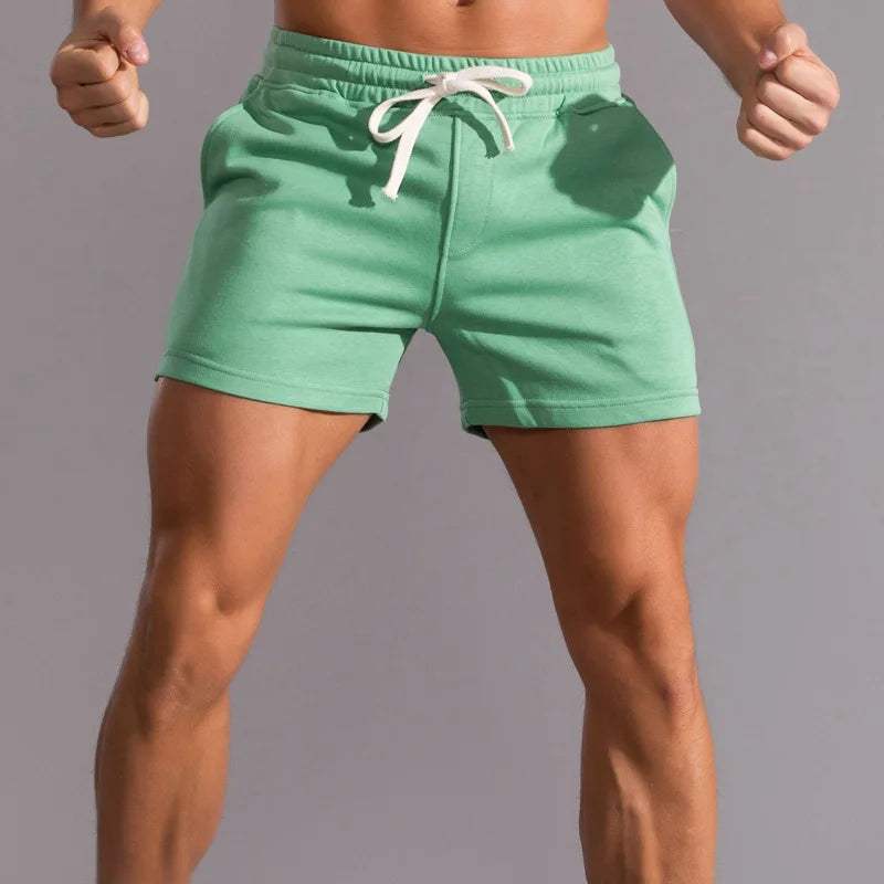 Pantaloncini da uomo con vestibilità elastica e cotone traspirante - vestibilità comoda e pratiche tasche laterali