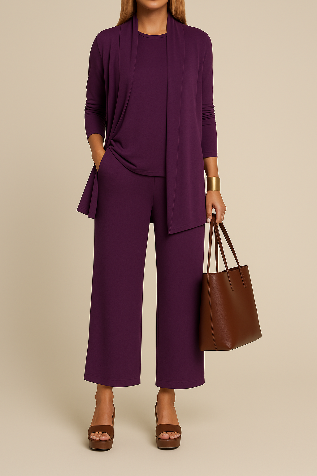 Elegante set da donna a tre pezzi Éliane - stile e classicità per ogni occasione
